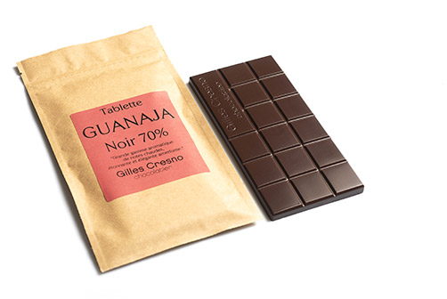Tablette chocolat noir grand cru 70 % Guanaja