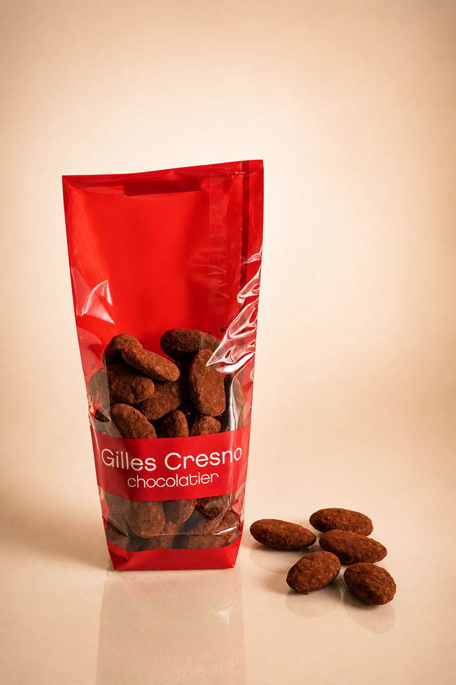 Sachet AMANDES enrobées Noir – Image 1