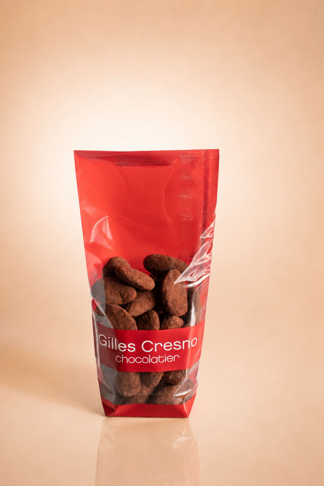 Sachet AMANDES enrobées Noir – Image 2